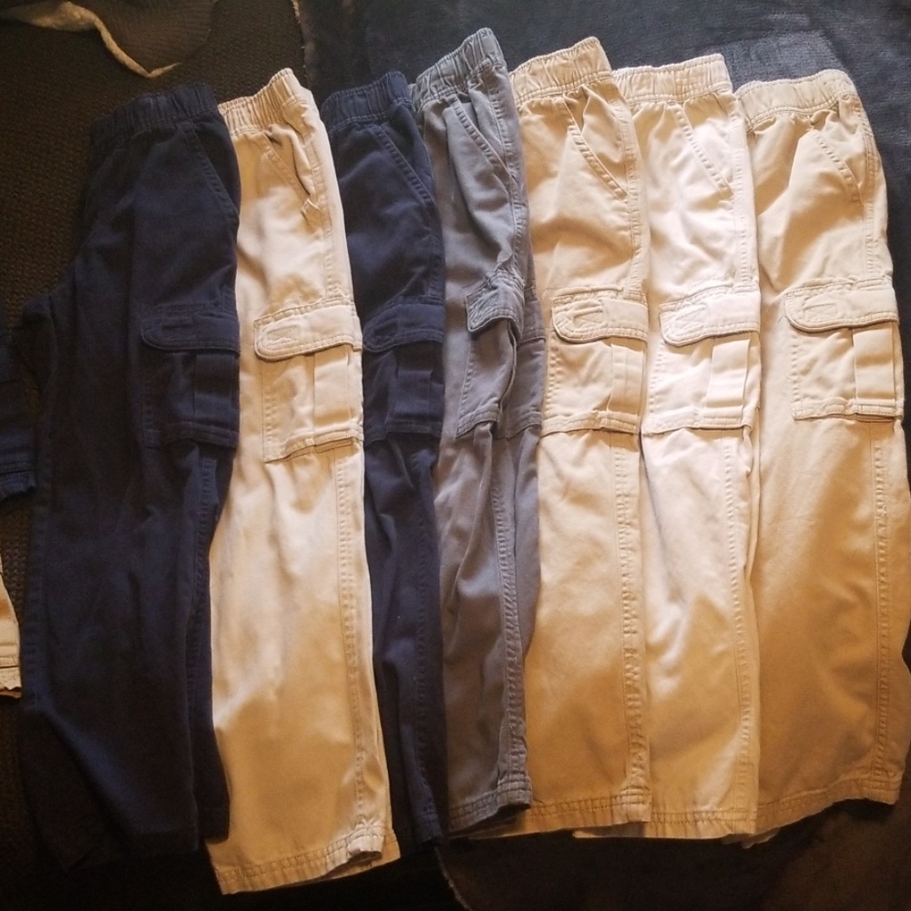 Children's Place size 7 boys khaki pants and short